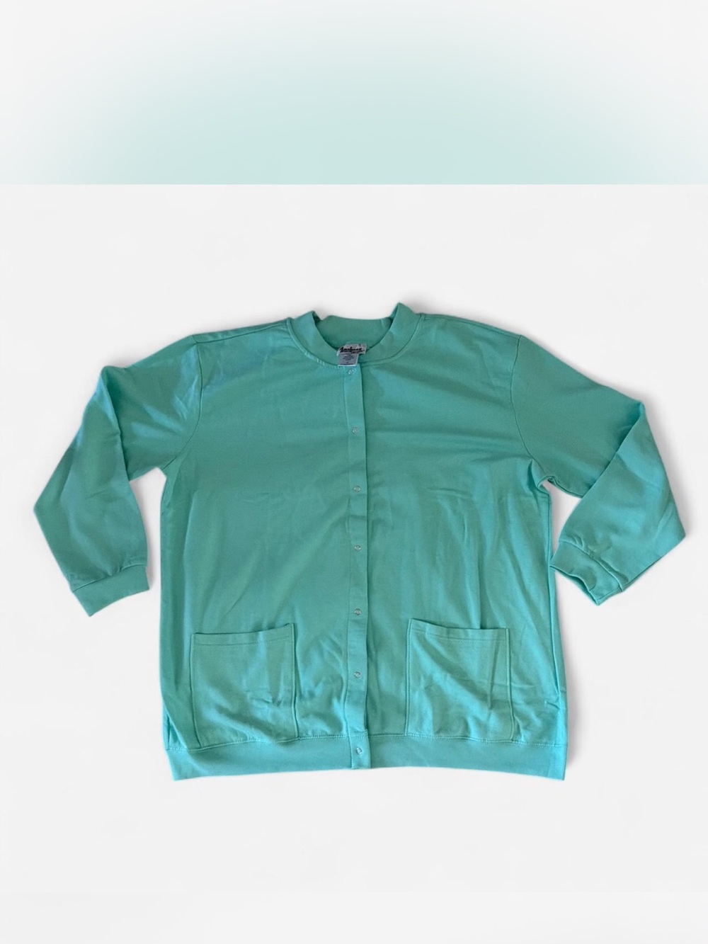 Anthony Richards Teal Button-Front Cardigan Jacket- 2X- NWOT